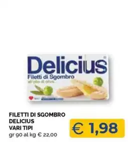 Maxisconto Filetti di Sgombro Delicius offerta