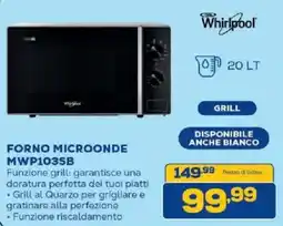 Euronics Bruno Forno microonde Whirlpool offerta