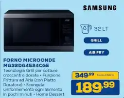 Euronics Bruno Forno microonde Samsung offerta