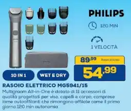 Euronics Bruno Philips Rasoio Elettrico MG5941/15 offerta
