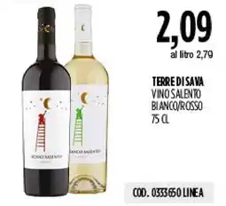 Carico Cash & Carry Terre di Sava Vino Salento Bianco/Rosso offerta