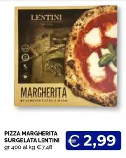 Maxisconto Pizza Margherita surgelata Lentini offerta