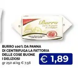 Maxisconto Burro 100% da panna offerta