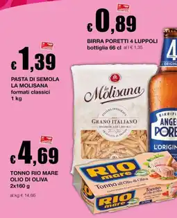 Sì con te Supermercati Pasta di semola La Molisana offerta