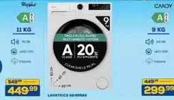 Euronics Bruno Lavatrice Candy offerta