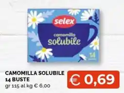 Maxisconto selex camomilla solubile offerta