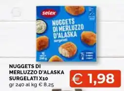 Maxisconto Selex nuggets di merluzzo d'alaska offerta