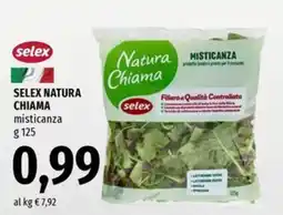 Famila Superstore Selex Natura Chiama misticanza offerta