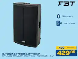 Euronics Bruno FBT XLITE112A Diffusore Attivo 12" offerta