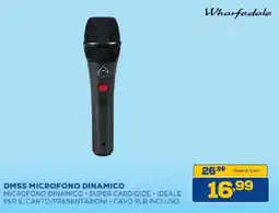 Euronics Bruno Wharfedale DM55 microfono dinamico offerta
