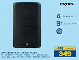 Euronics Bruno Proel Diva12a diffusore attivo 12" offerta
