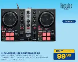 Euronics Bruno Hercules Impulse200MK2 Controller DJ offerta