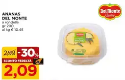 Alì Supermercati Ananas Del Monte offerta