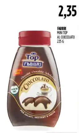 Carico Cash & Carry Mini Top al cioccolato Fabbri offerta