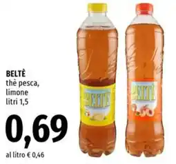 Famila Superstore Beltè thè pesca, limone offerta