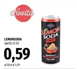 Famila Superstore Lemon Soda spritz Credo offerta