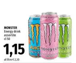 Famila Superstore Monster Energy drink assortite offerta