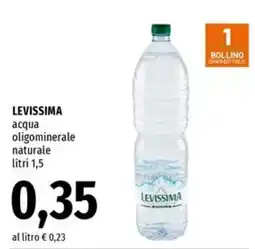 Famila Superstore Acqua oligominerale naturale Levissima offerta