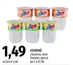 Famila Superstore Estathé classic zero limone pesca offerta