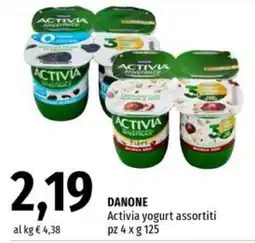 Famila Superstore Activia yogurt assortiti offerta