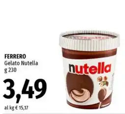 Famila Superstore Gelato Nutella offerta