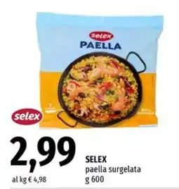Famila Superstore Selex paella surgelata offerta