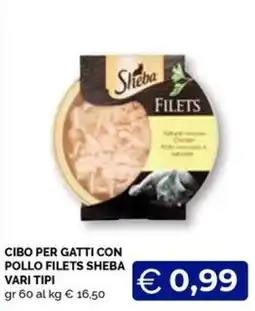 Maxisconto Cibo per gatti con pollo filets Sheba offerta