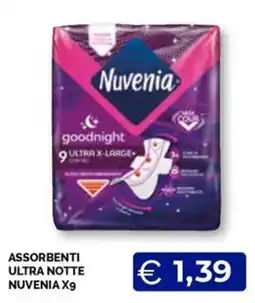 Maxisconto Assorbenti ultra notte Nuvenia offerta