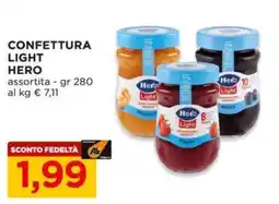 Alì Supermercati Confettura light Hero offerta