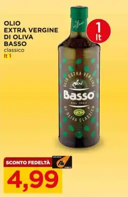 Alì Supermercati Olio extra vergine di oliva Basso classico offerta
