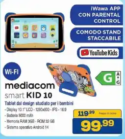 Euronics Bruno Mediacom Smart Kid 10 Tablet offerta