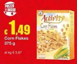 Sì con te Supermercati Activity Corn Flakes offerta