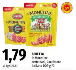 Famila Superstore Beretta le Monetine sette nani offerta