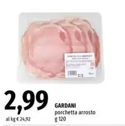 Famila Superstore Gardani porchetta arrosto offerta