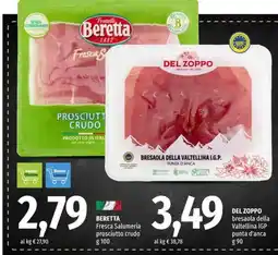 Famila Superstore Beretta Fresca Salumeria prosciutto crudo offerta