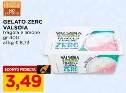 Alì Supermercati Gelato zero Valsoia fragola e limone offerta