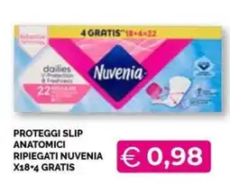 Maxisconto Proteggi slip anatomici ripiegati Nuvenia offerta