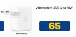 Euronics Bruno Alimentatore USB-C da 70W offerta