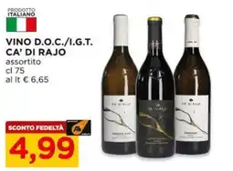 Alì Supermercati Vino D.O.C./I.G.T. Ca' di Rajo offerta