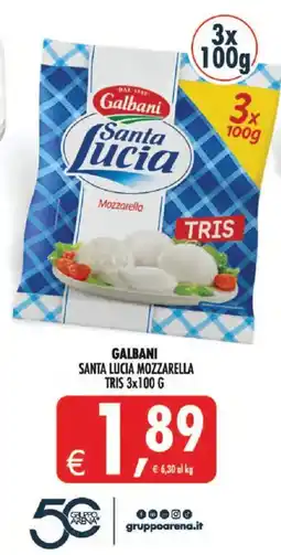 Deco Iperstore Galbani Santa Lucia Mozzarella offerta
