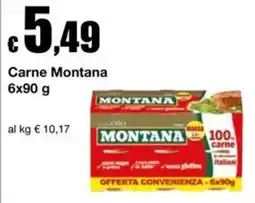 Sì con te Supermercati Carne Montana offerta
