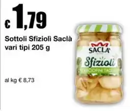 Sì con te Supermercati Sfizioli Saclà offerta
