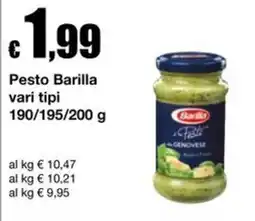 Sì con te Supermercati Pesto Barilla offerta