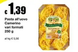 Sì con te Supermercati Pasta all'uovo Camerino offerta