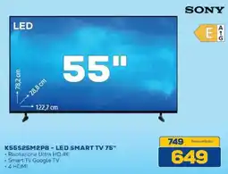 Euronics Bruno Sony LED Smart TV 75" offerta