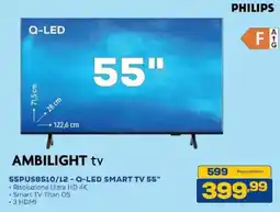 Euronics Bruno Philips Q-LED Smart TV 55" offerta