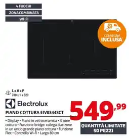 Comet Electrolux piano cottura EIV83443CT offerta