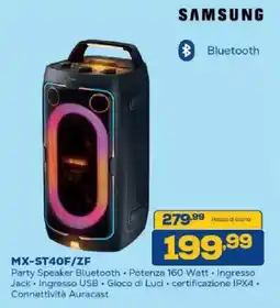 Euronics Bruno Samsung Party Speaker Bluetooth offerta