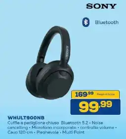 Euronics Bruno Sony Cuffie a padiglione chiuso offerta