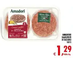 Deco Iperstore Amadori hamburger di tacchino offerta
